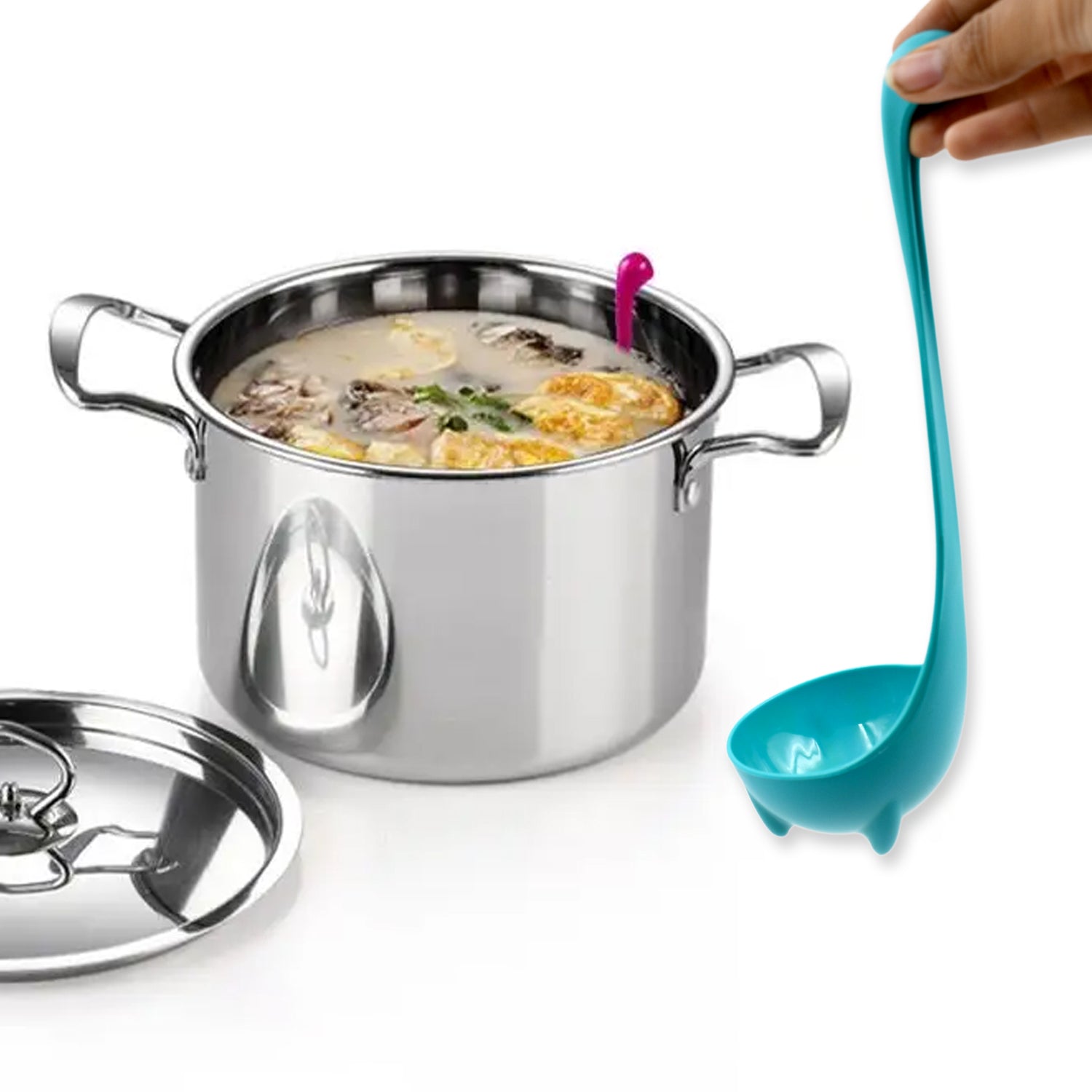5871 Soup Spoon Creative Long Handle Standing Loch Ness Monster Colander Spoon Dinnerware Cooking Tools Kitchen Accessories 5871 Soup Spoon Creative Long Handle Standing Loch Ness Monster Colander Spoon Dinnerware Cooking Tools Kitchen Accessories
